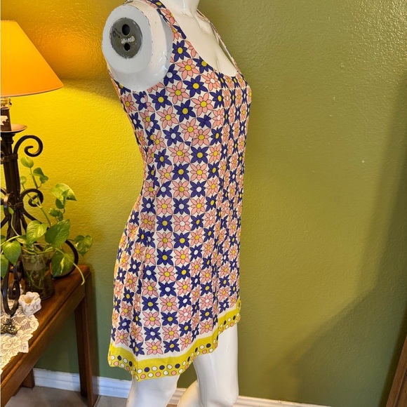 Nicole Miller White Multicolor Floral Dress - Picture 3 of 8